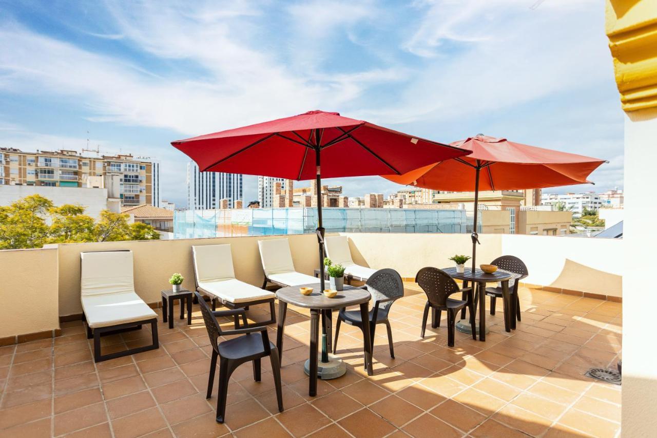 Holidays2Malaga Montesa 700M From The Beach Rooftop Terrace ภายนอก รูปภาพ